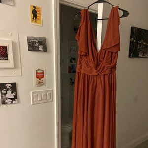 Woman's Bridesmaids or Prom Dress Size 16 Cinammon